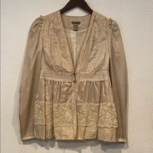 Jak & Rae silk and lace jacket / blazer.